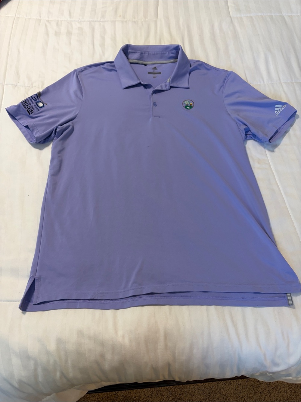 adidas Men’s Light Purple Golf Polo